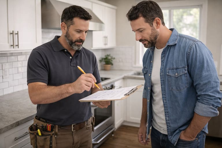 Punch list and walkthrough