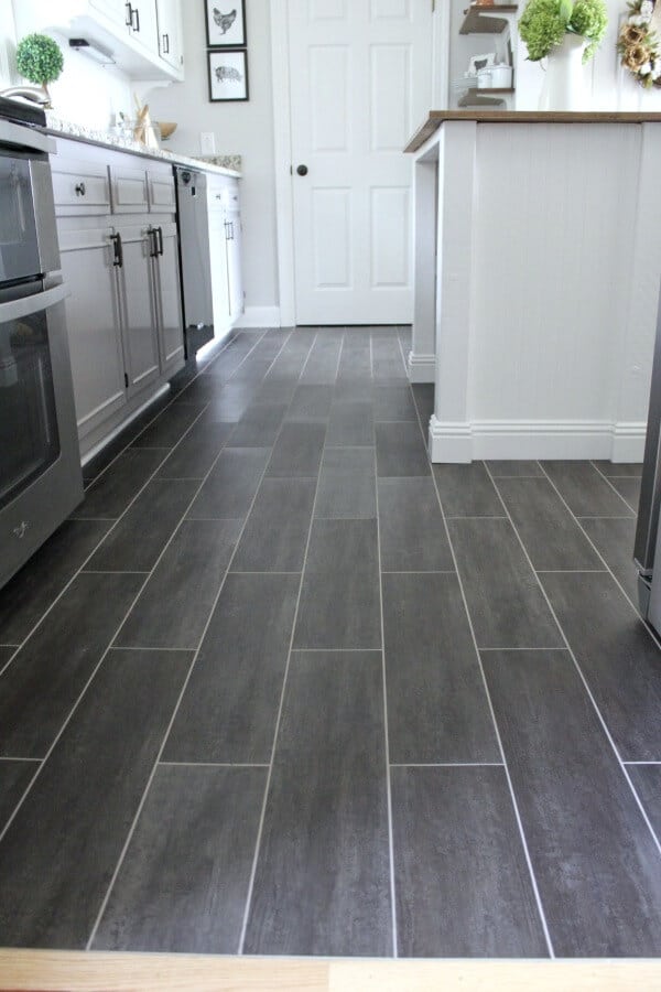 Kitchen flooring installation
